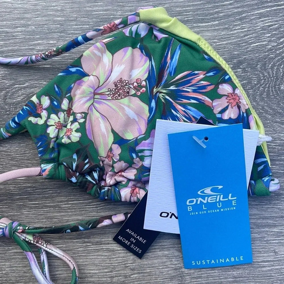 O'Neill Bellamy Floral Madrid Bralette Top - Picture 8 of 12